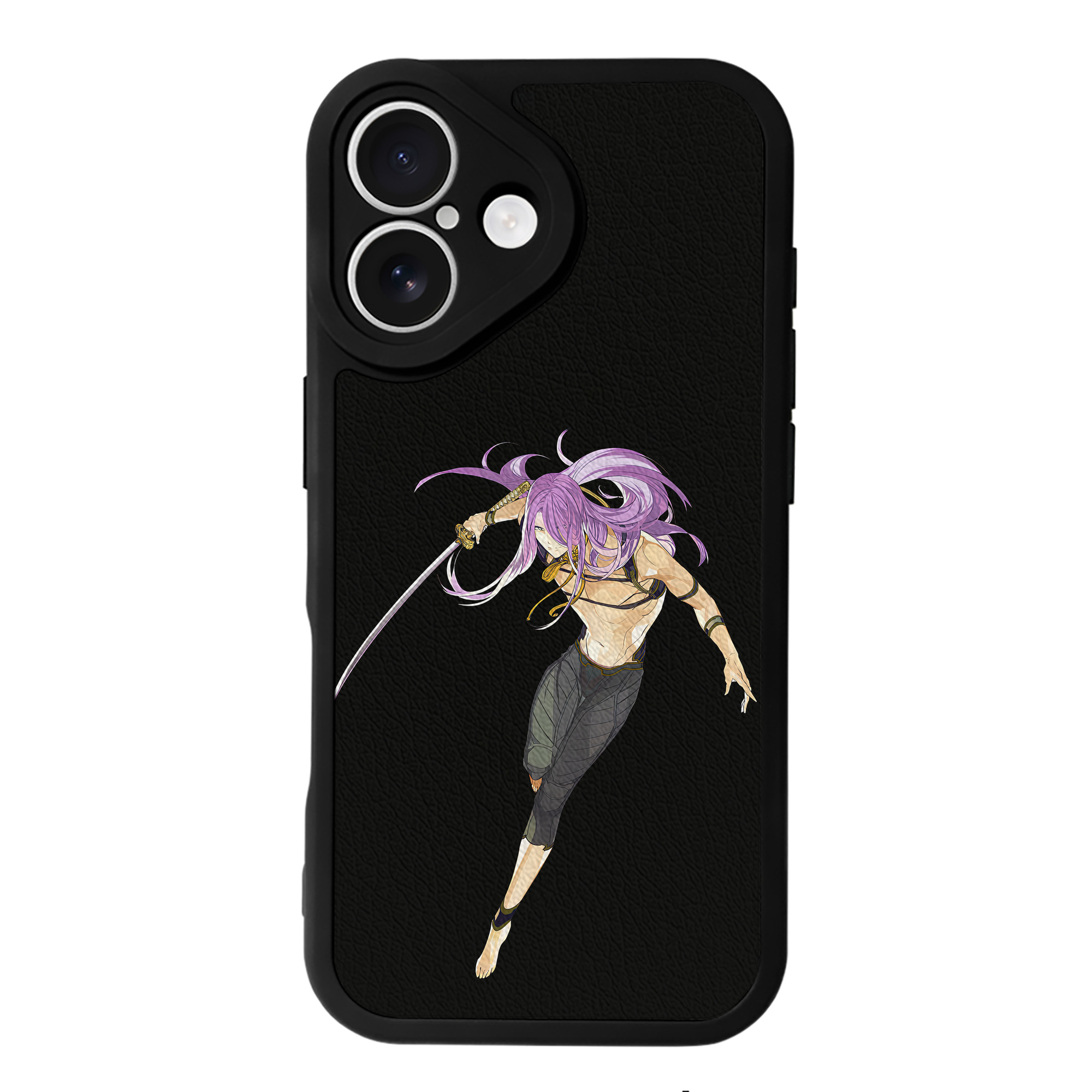 （画像用） 刀剣乱舞 Touken Ranbu 【iPhone 16シリーズ対応】シリコンスマホケース（レザー調） 材質：シリコン